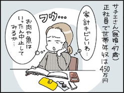 【マンガ】食費を半分に抑えられるはずが…「肉・魚を豆類に置き換える」節約が招いた“まさかの結果”
