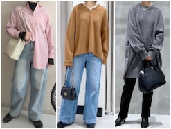 【40代デニム】楽ちんワイドも復活スリムも! 大人がきれい見えする「最旬デニムコーデ」4選