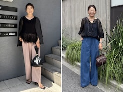 「透け感×毛足系素材」で洗練された印象に！ 晩夏におすすめ「黒トップスコーデ」4選