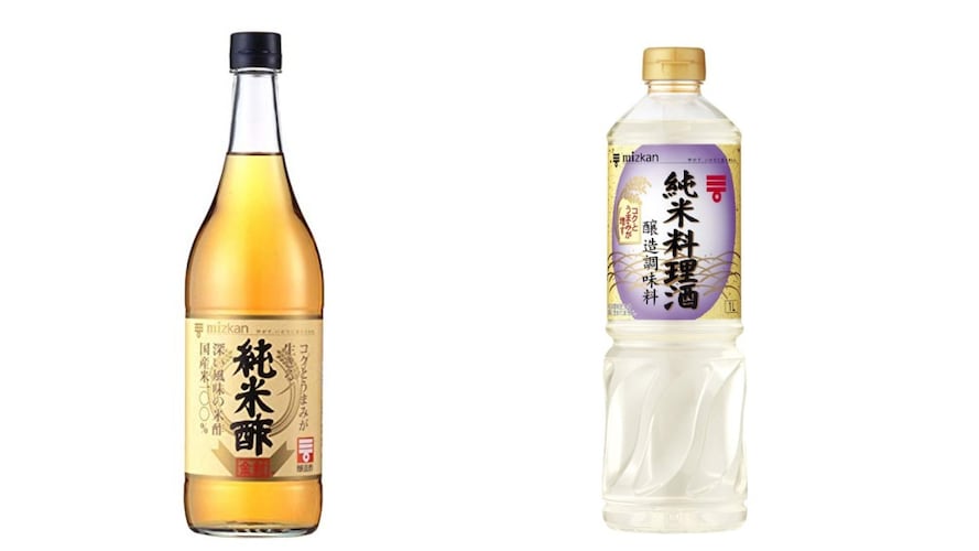 醤油・みりん・料理酒・酢・めんつゆ