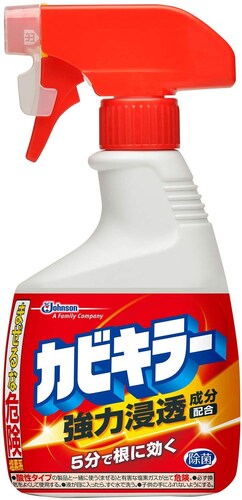 しつこいカビ汚れには塩素系洗剤が使う