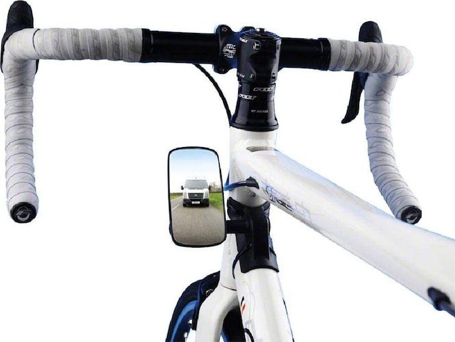 自転車 ミラー ロードバイク クロスバイク マウンテン ハンドルミラー ２個 鏡 アクセサリー