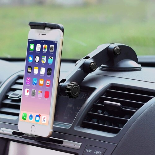吸盤式|車のダッシュボードに!ナビアプリを使いたいときに便利