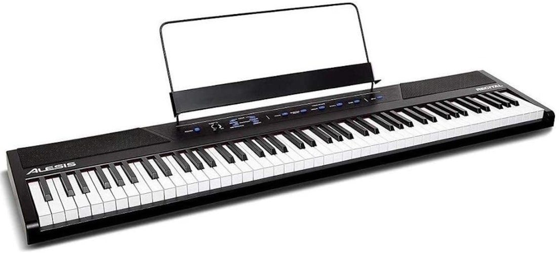 ▼88鍵盤：ピアノ練習用に最適