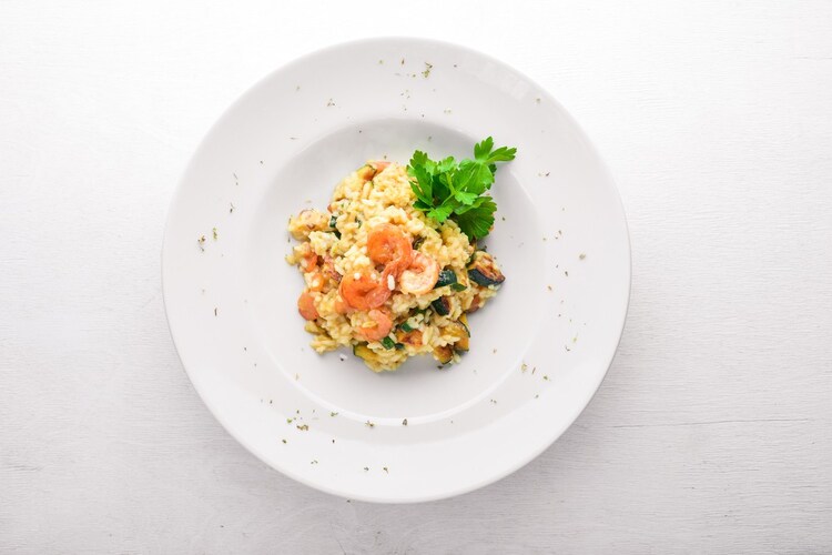 パスタソースで作る簡単リゾット