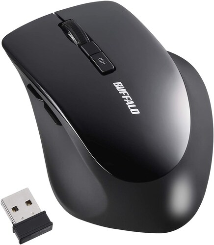 BUFFALO(バッファロー)|手にフィットし、疲れにくい設計!