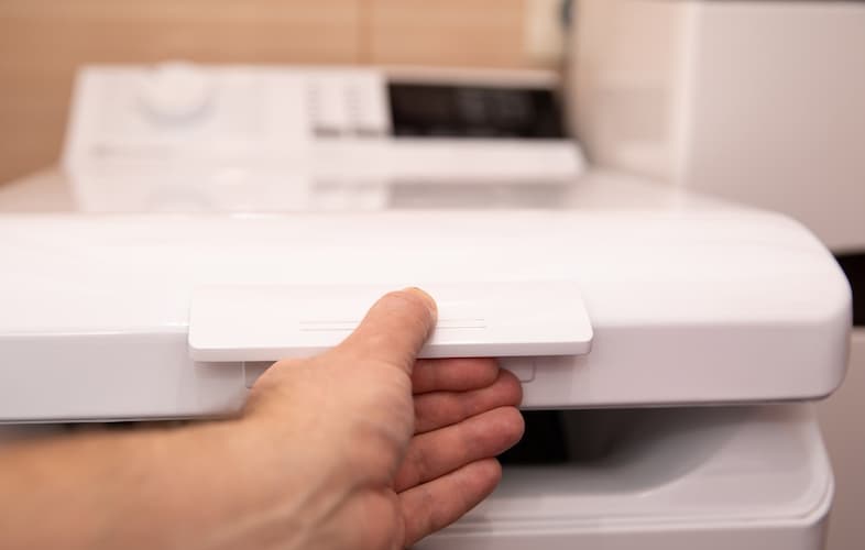 縦型洗濯機の掃除方法