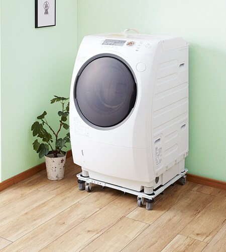 ▼洗濯機置き台で騒音対策とお掃除を簡単に