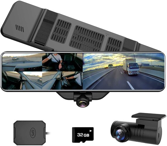 鏡と一体で邪魔に感じにくい「ミラー型」
