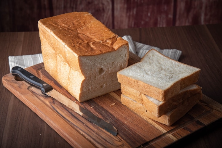 対応するパンの厚さを確認する