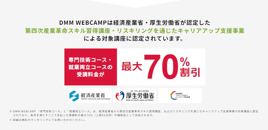 国からの給付・支援が受けられる認定校か