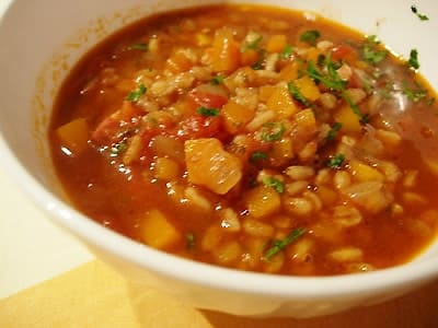 スペルト小麦のスープ／Zuppa di Farro
