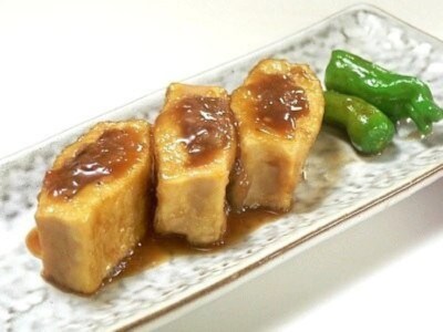 肉詰め高野豆腐の照り焼きの作り方！1人前50円の肉料理レシピ