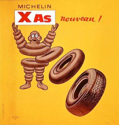 ミシュランのヴィンテージ広告　CLUB2nd bib1966.jpg