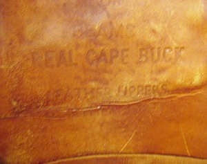 REAL CAPE BUCKの表記
