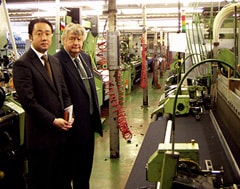 テーラー＆ロッヂ社長ゴードン・ケイ氏とテーラー・アスコットの大谷潤氏