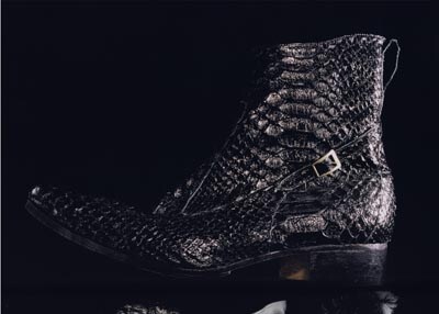 ヒロムタカハラ　ロエン　パイソン本革ダナーシューズ topimg.jpg