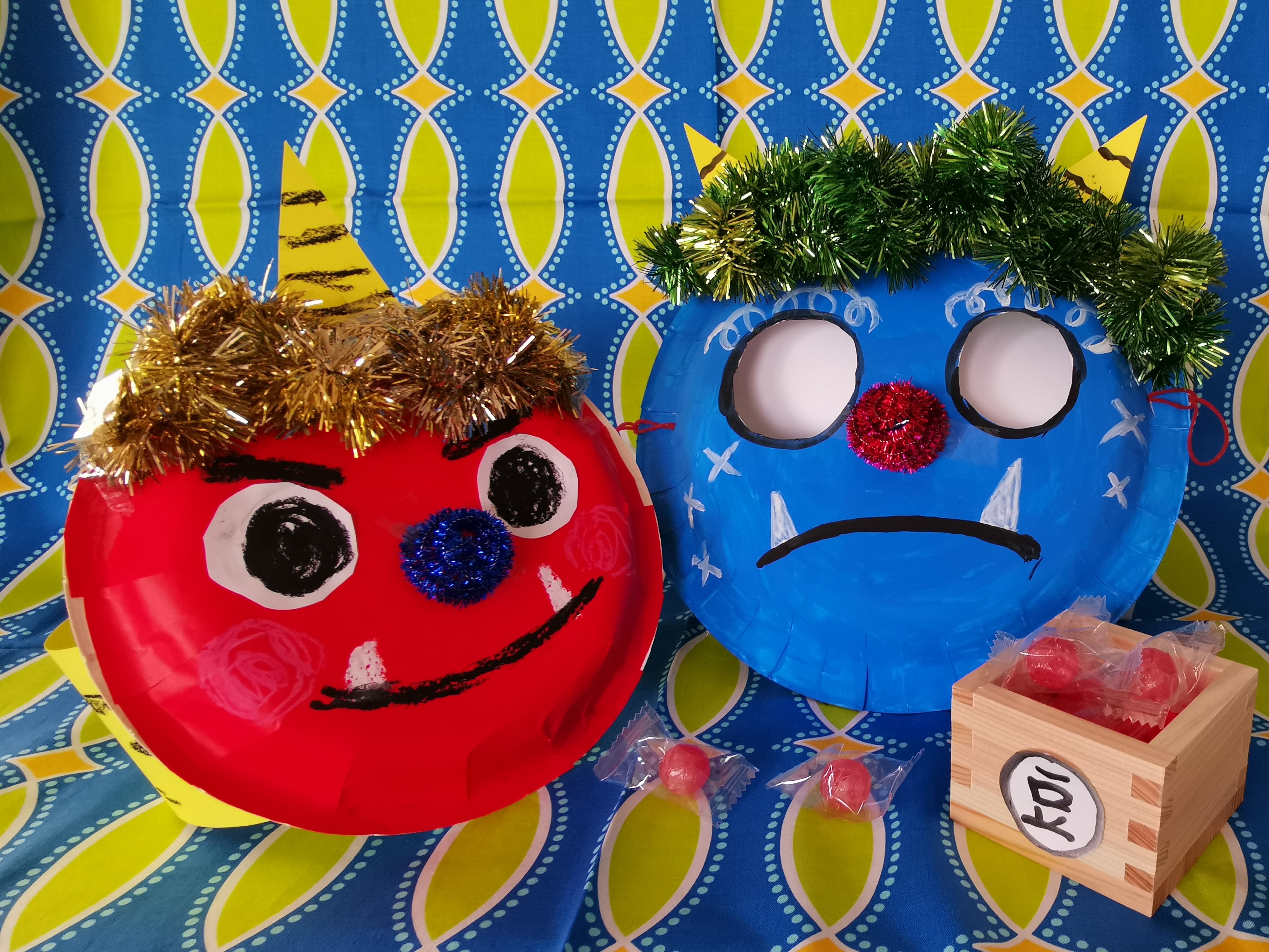 鬼のお面製作！ 1歳児から年中・年長まで楽しめる節分工作 [工作・自由