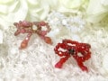 縁結びのビーズリングの作り方……小指に赤い糸リボン！