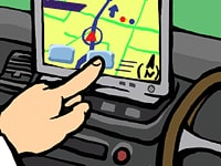 カーナビの図