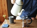 コーヒープレスでおいしい一杯…ミケネコ舎
