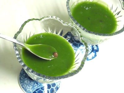 冷抹茶、葛流し
