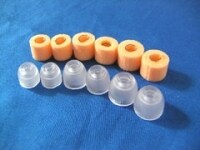 数種類のパッドが付属している例