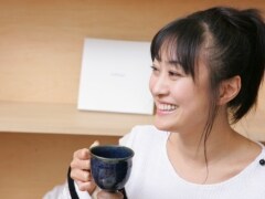 充実した表情"