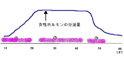 女性のカラダの変化～一生編