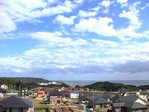 海が見える