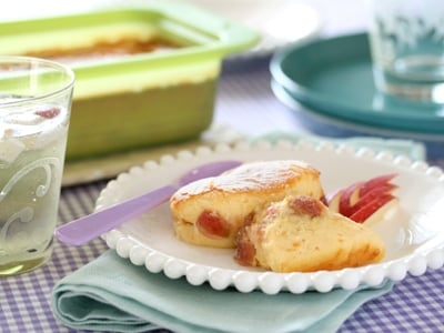レンジりんごジャムで作る、アップル・チーズケーキ