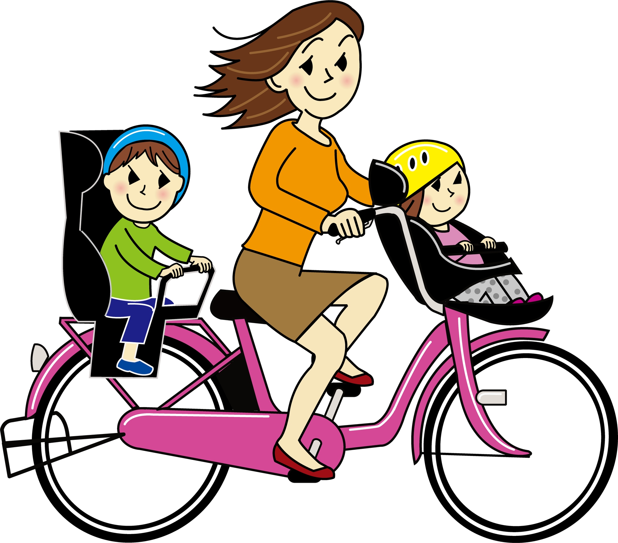 2/2 3人乗り対応自転車の基本！どこが安全なの？ [子供乗せ自転車] All
