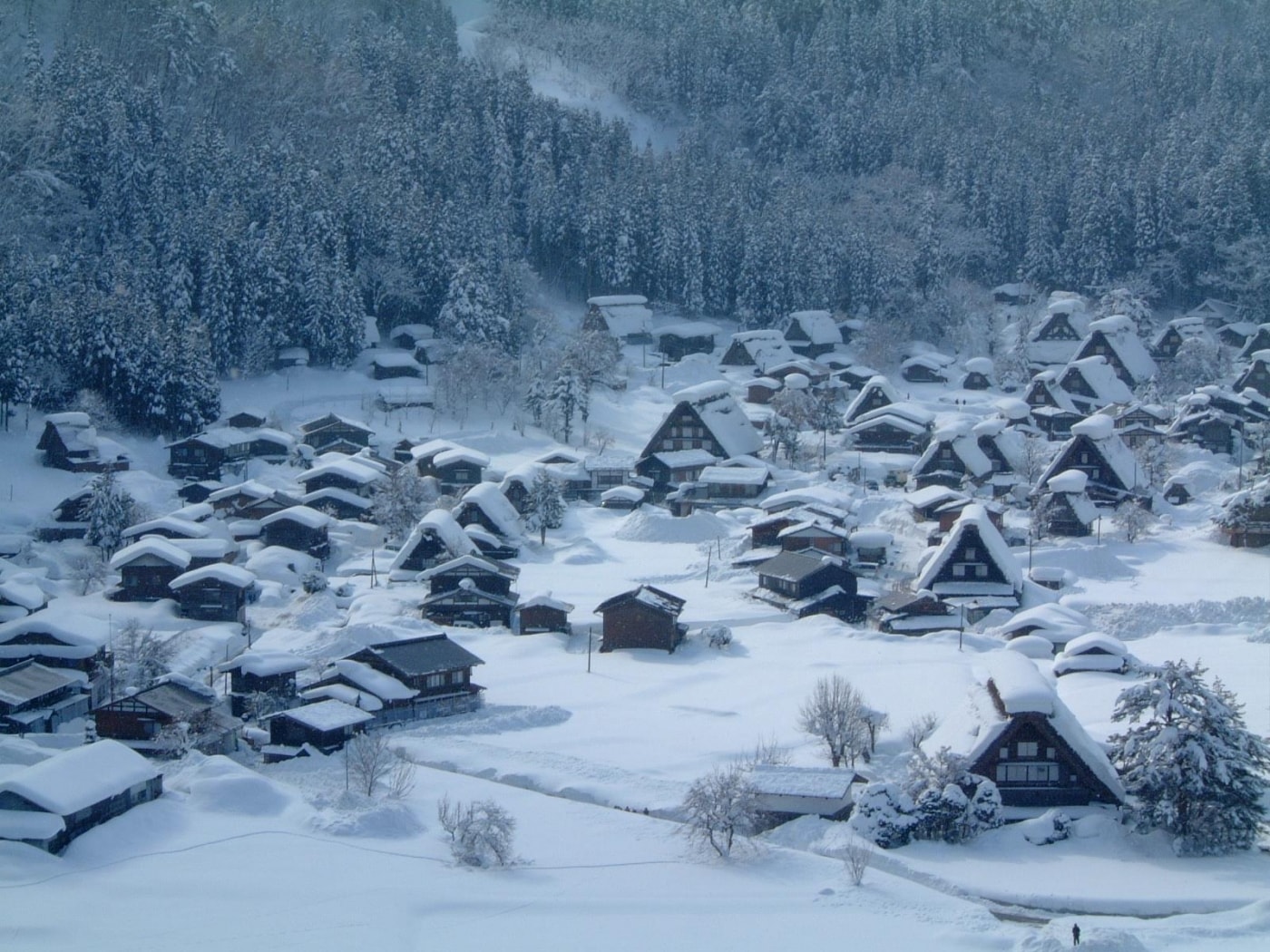 白川郷の美しい雪景色！冬だけの合掌造り集落の絶景 [名所・旧跡] All