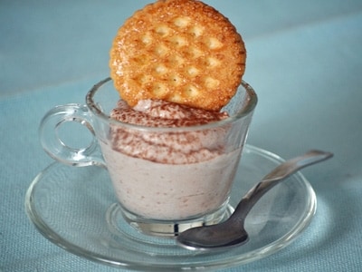 混ぜるだけ簡単レシピ リコッタチーズのチョコムース イタリアンの 混ぜるだけ簡単レシピ リコッタチーズのチョコムース イタリアンの
