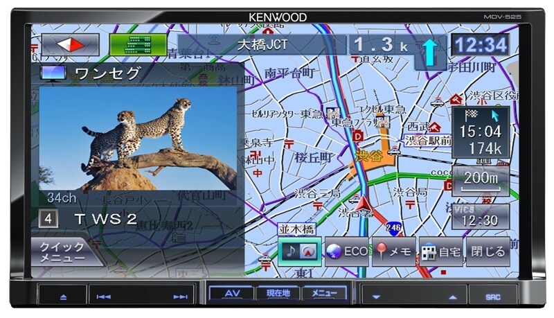 KENWOOD 最上級ナビ　MDV-727DT フルセグ　Bluetooth搭載4-3 MDV-727DTカーナビ⁄フルセグ⁄DVD⁄CD⁄Bluetooth