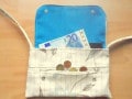 お財布ポシェットの作り方！カードや携帯の持ち運びにも