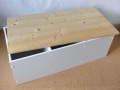 カラーボックスで収納ベンチ作り！材料と作り方【超簡単DIY】