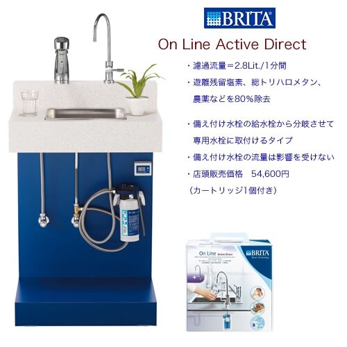 Amazon | BRITA(ブリタ)アンダーシンク型浄水器用カートリッジ
