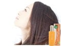 頭皮に働く柑橘成分で　力、満ちる髪へ