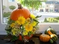 かぼちゃを使ったハロウィン用アレンジメント
