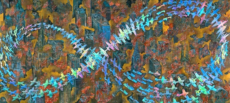 会田誠 「?鬼」絵画 版画 現代アート レア 800__aida_03.jpg