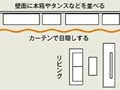 カラーボックスで変わる！収納と間仕切り