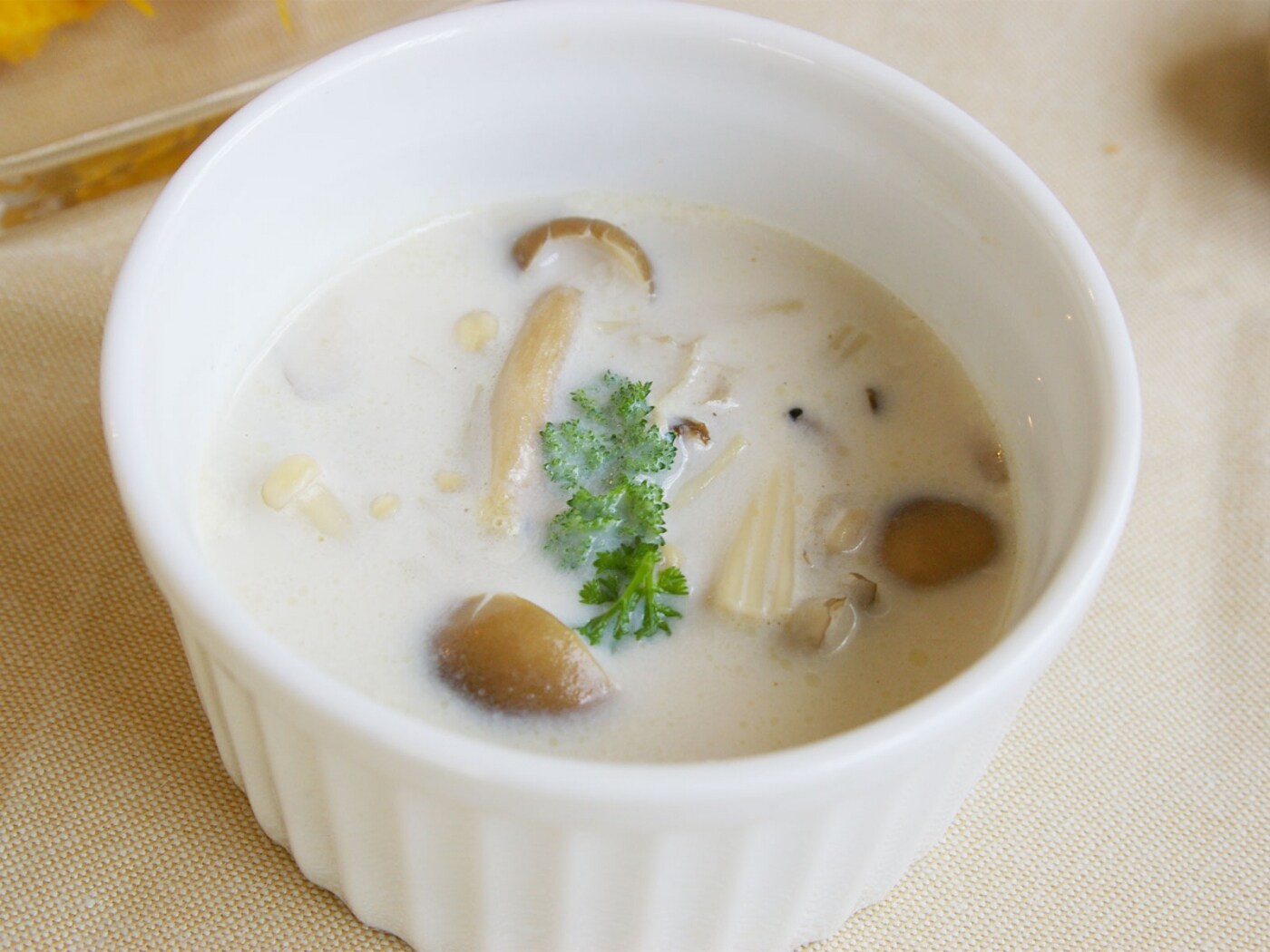 ダイアナ　ミール３種きのこスープごはん キノコのミルクスープ [簡単一汁三菜レシピ] All About