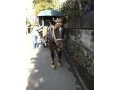 辻馬車に乗って由布院観光
