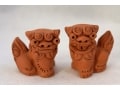 かわいいシーサーの置物を手作り
