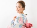 ボブ浴衣・前髪アップでおでこを出した編み込みヘアアレンジ
