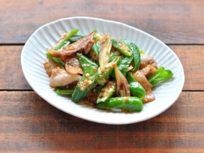 夏野菜を使った和食レシピ……豚バラ肉の味噌炒め
