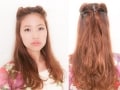 プチ猫耳ヘアアレンジのやり方・作り方……ヘアピンで留めるだけ！