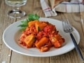 かぼちゃのトマト煮レシピ！ほっくり甘い万能料理