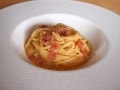 味噌風味のカルボナーラ